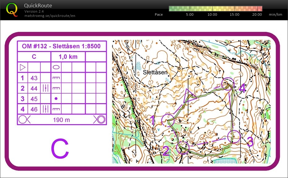 O-morgen Slettåsen, Intervall C (10.04.2019)