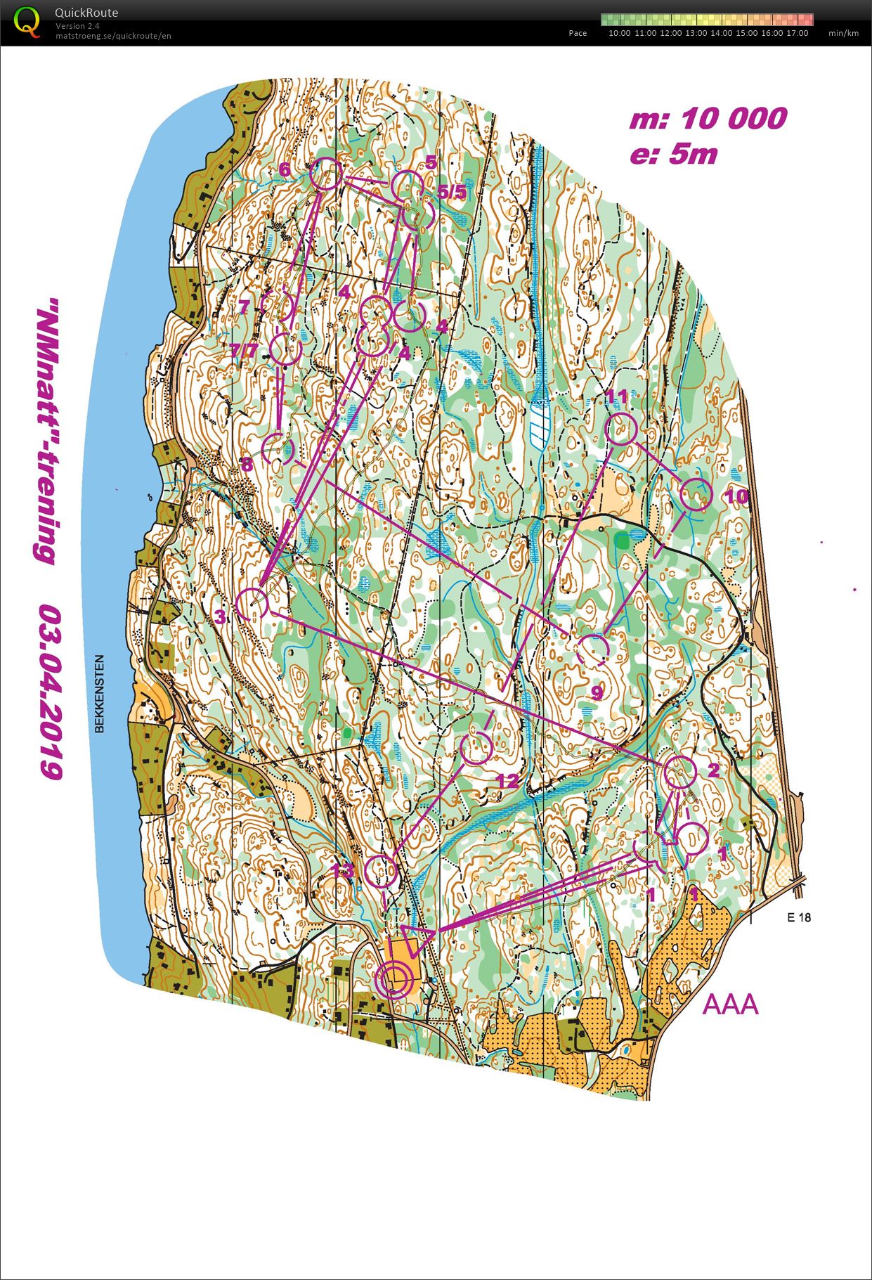 AOOK Tiomila Treining (aka NM Treining) (03.04.2019)