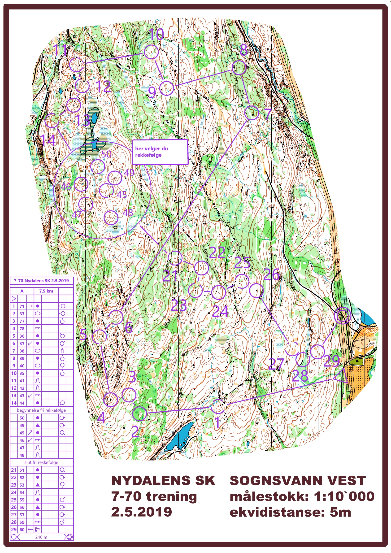 7-70 A-Løype (02.05.2019)