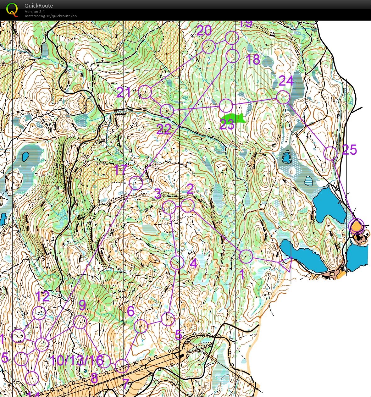 Løype fra Tryvannstua (01.06.2019)