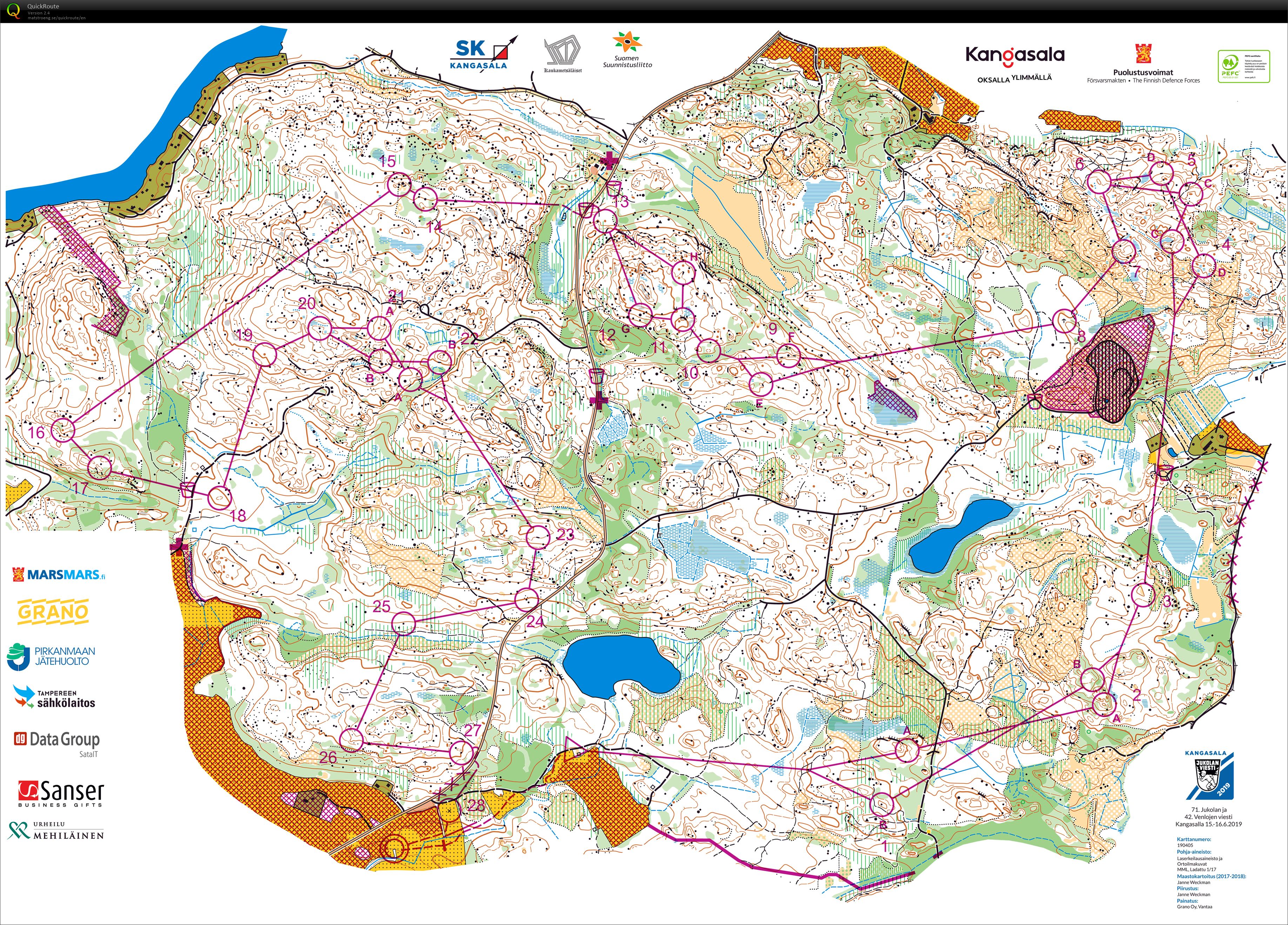 Jukola 7 etappe (16.06.2019)