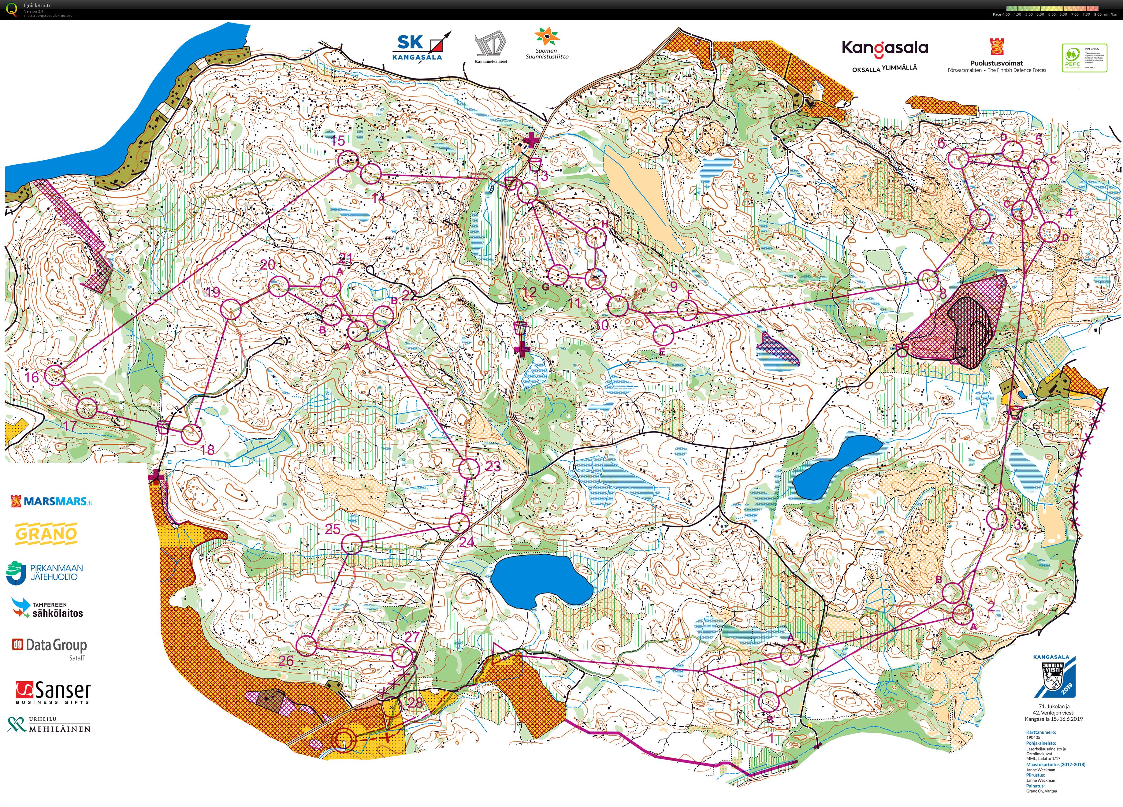 Jukola 7 etappe (16.06.2019)