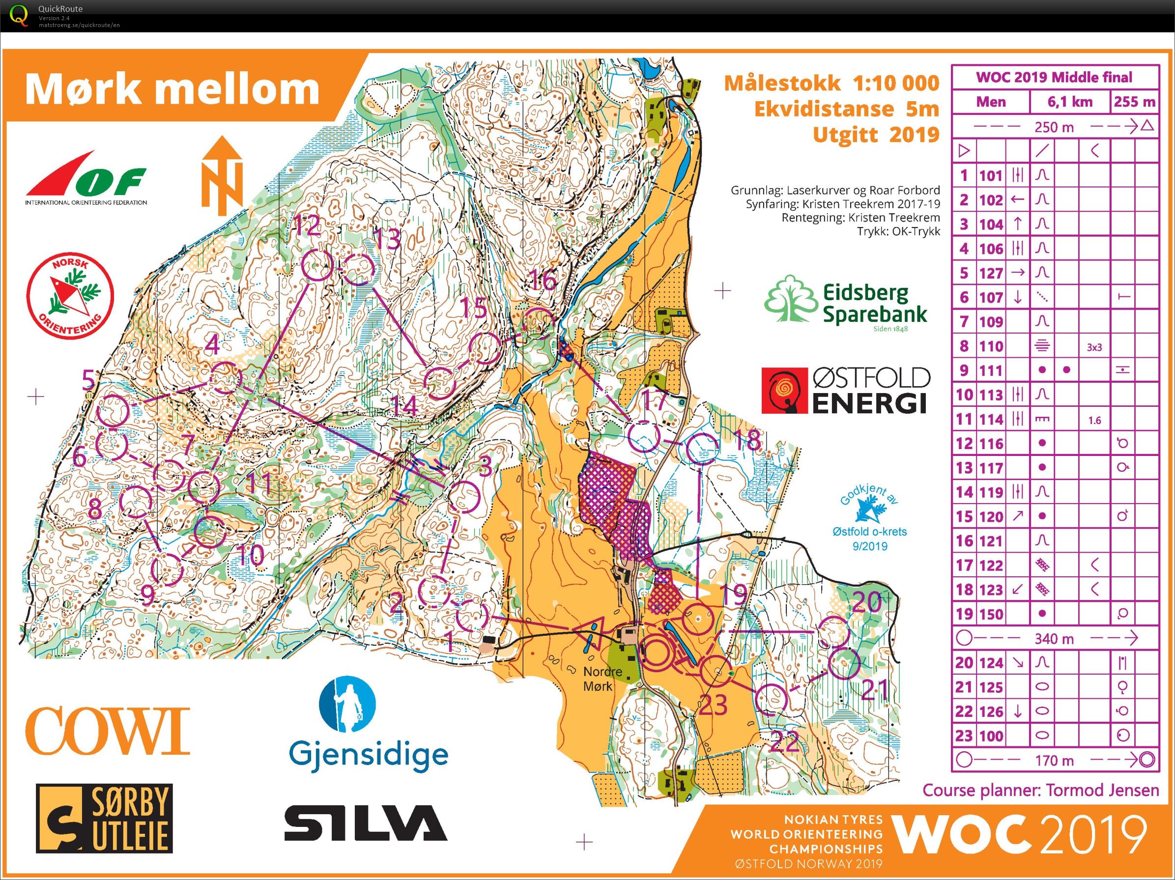  WOC Middle  (16.08.2019)