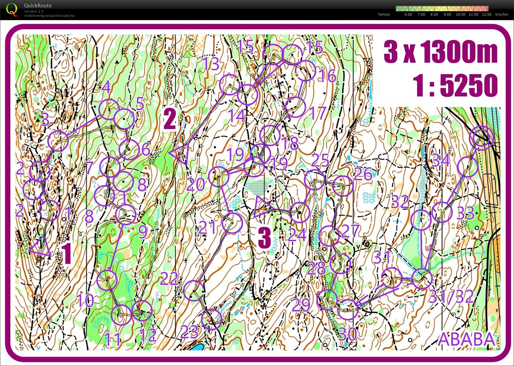 3*1300 m Downhill-o (2019-12-23)