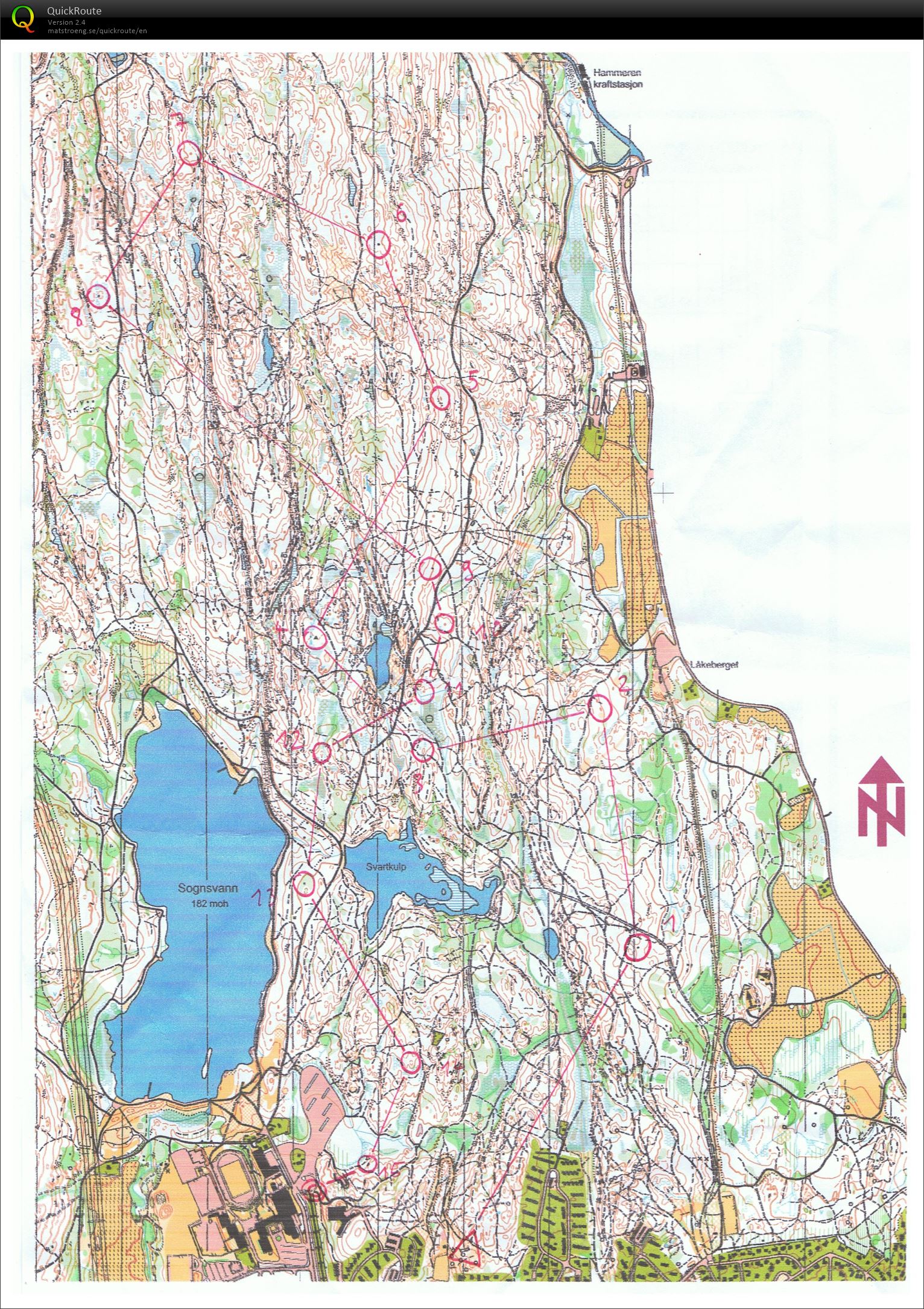 Sognsvann øst - nesten helt bart (23.01.2020)