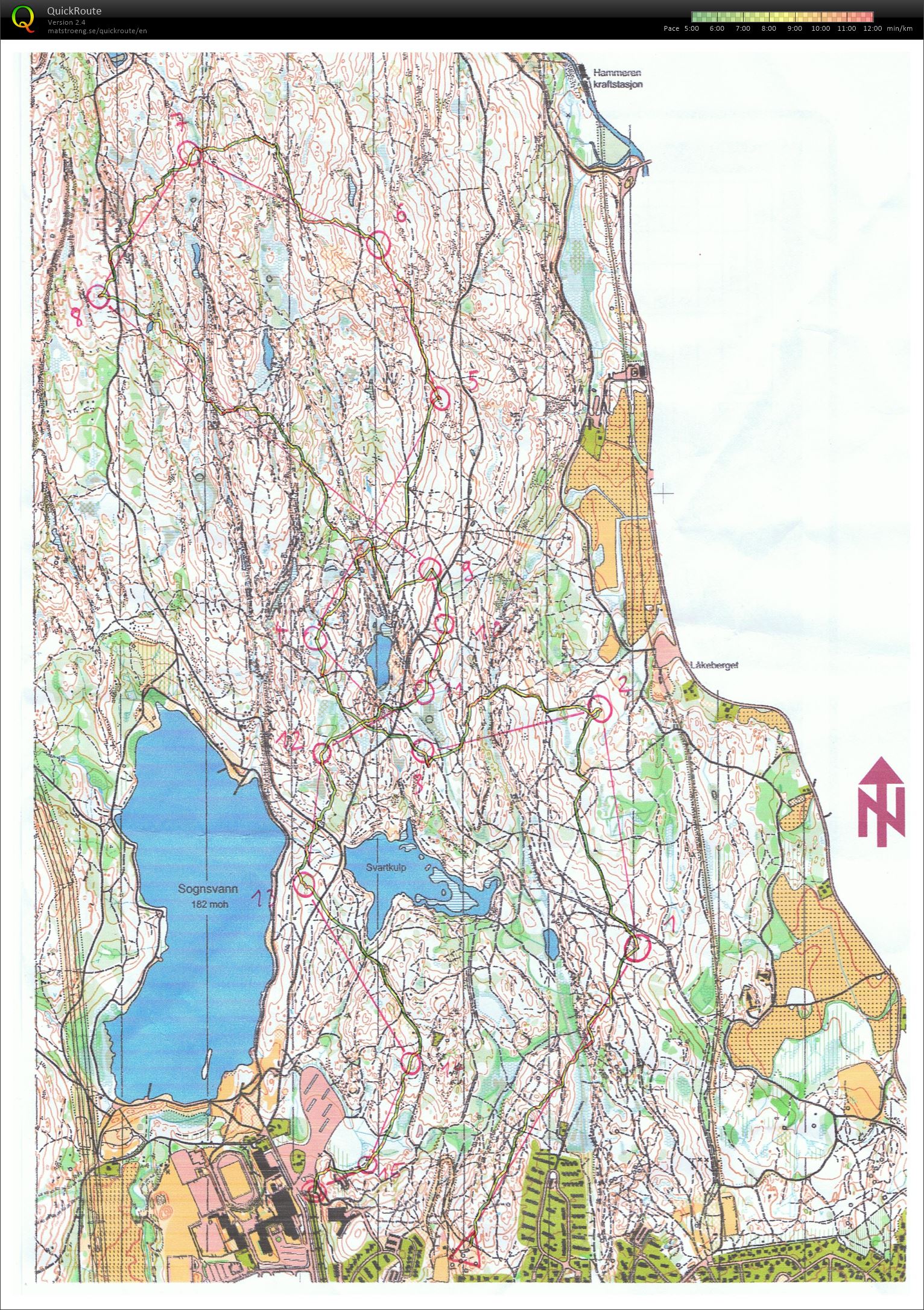 Sognsvann øst - nesten helt bart (23.01.2020)