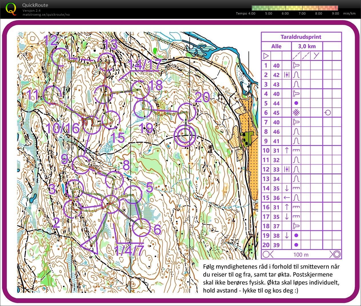 Taraldrudsprint (13.04.2020)