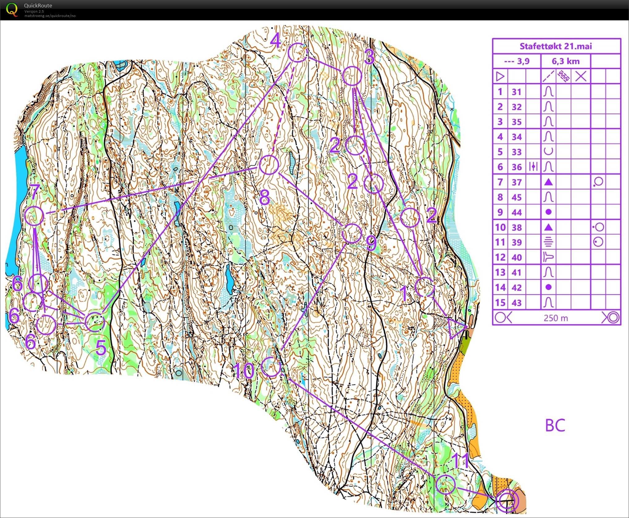 Stafettøkt Låkeberget (21.05.2020)