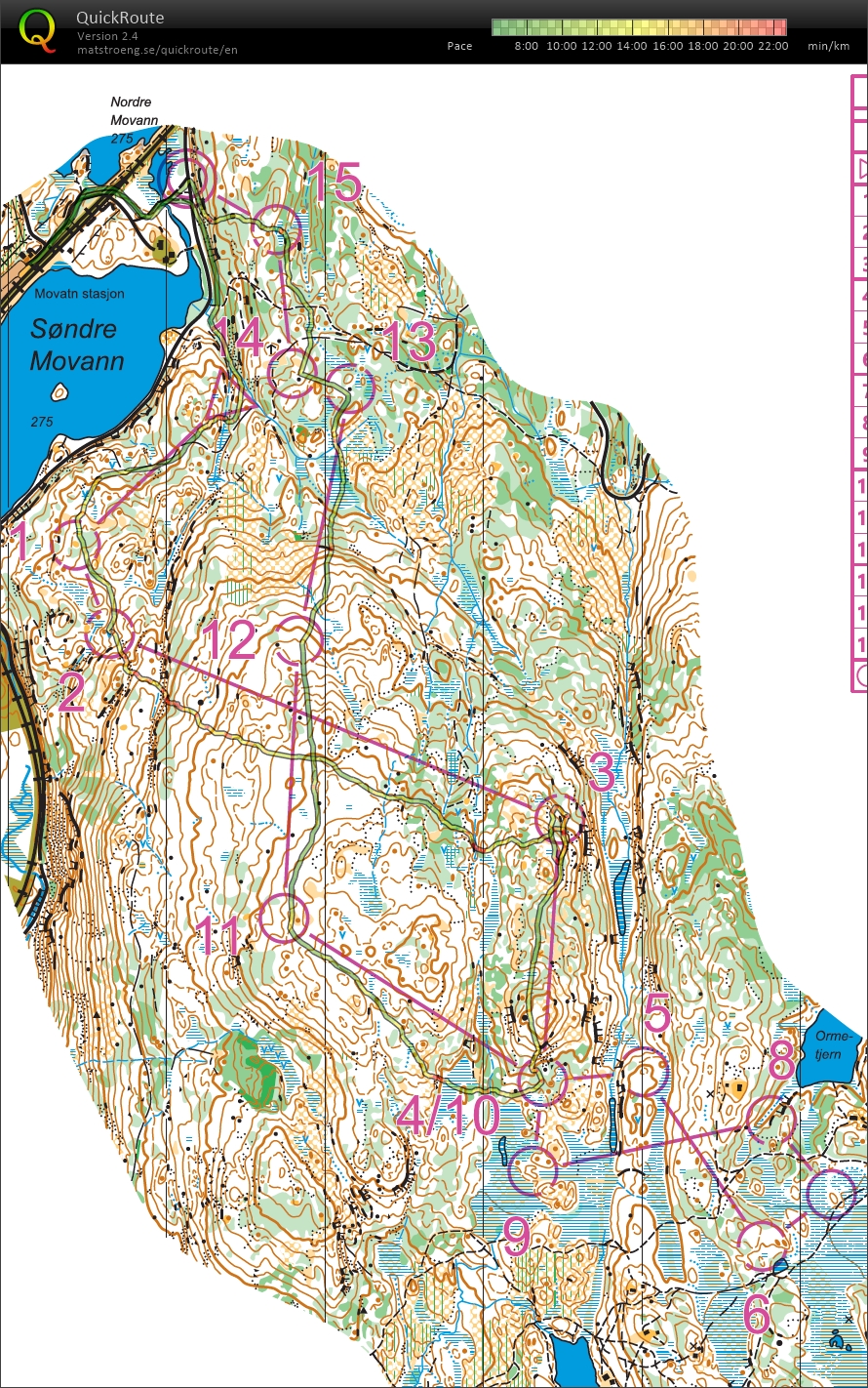 Kenneths Movann-løype (06.11.2020)