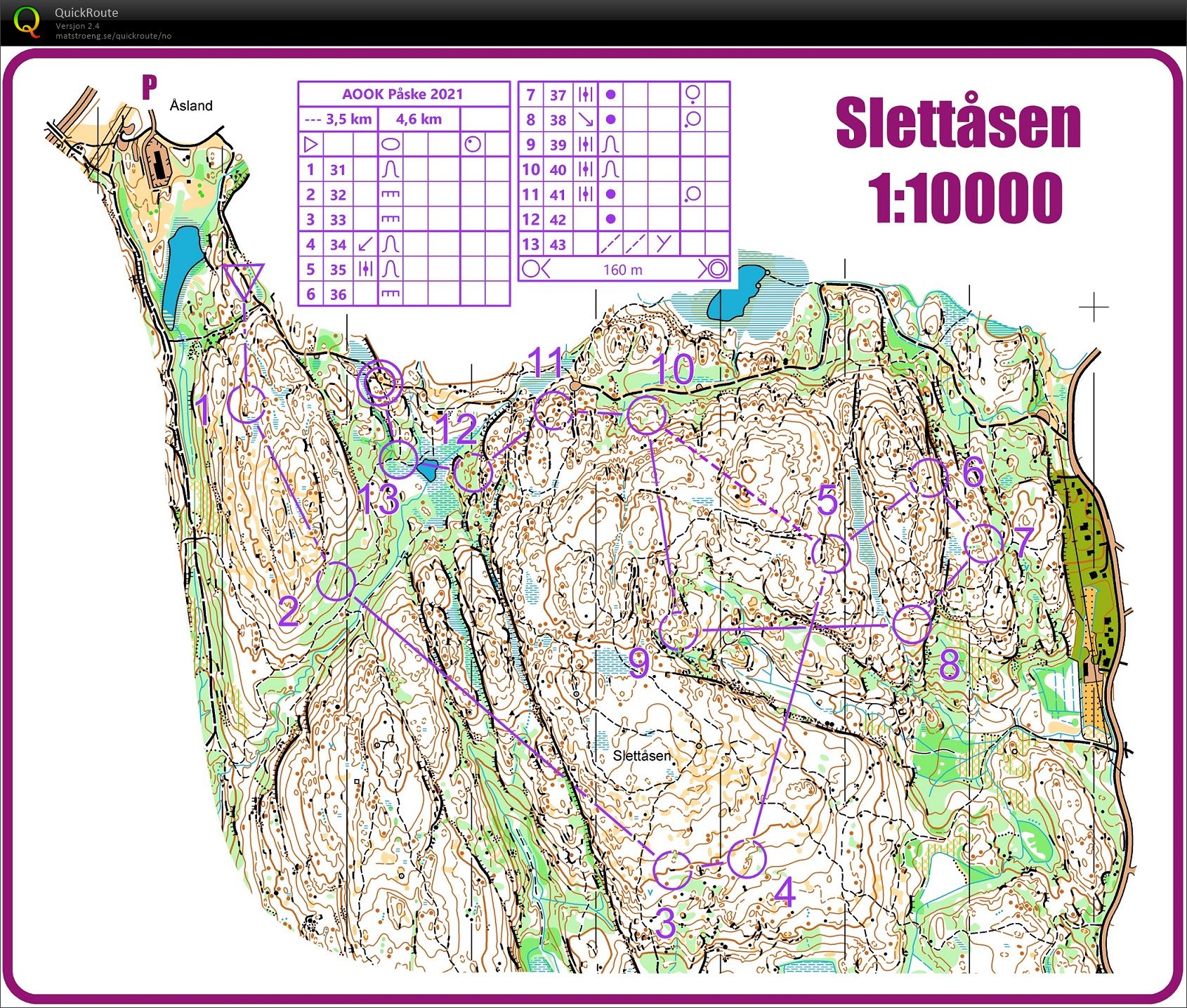 Mellomdistanse Slettåsen (postutsetting) (24-03-2021)