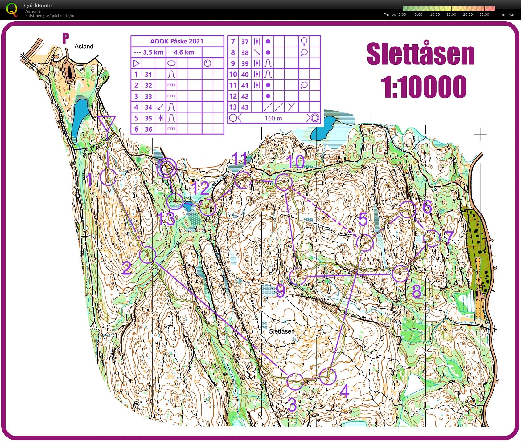Mellomdistanse Slettåsen (postutsetting) (24-03-2021)