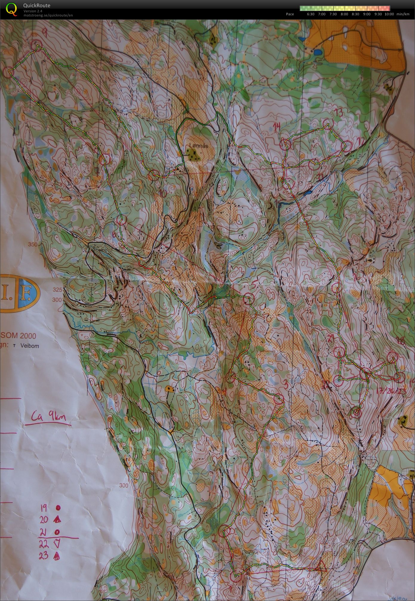 Sørkedalen 9,3 km (25.05.2012)