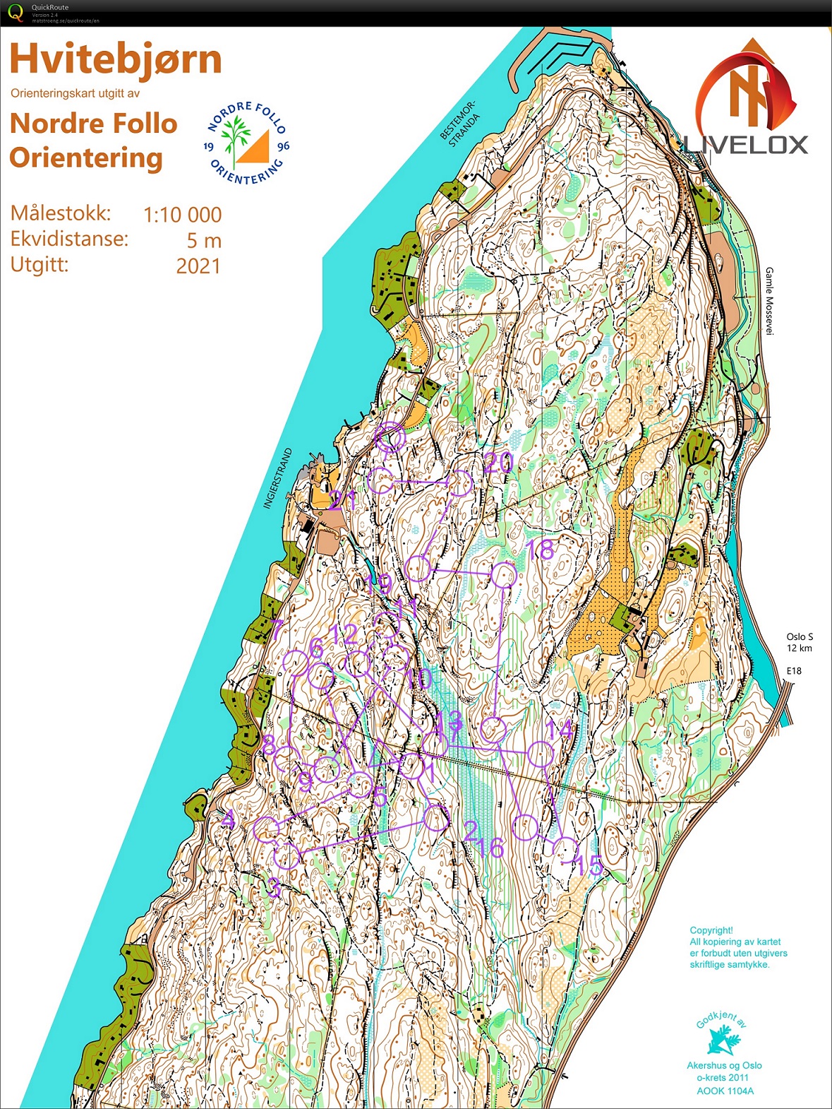 Kretsøkt mellomdistanse Ingierstrand (2021-04-03)