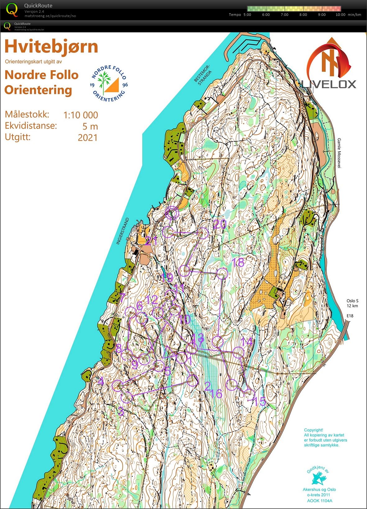 Kretsøkt mellomdistanse Ingierstrand (2021-04-03)