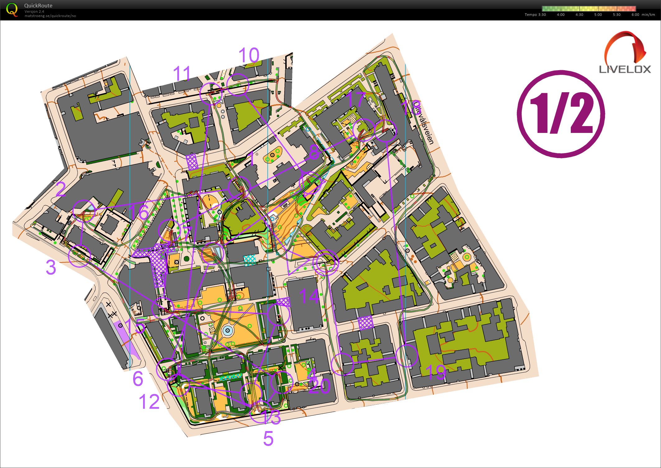 Hardøkt sprint Pilestredet (10.04.2021)