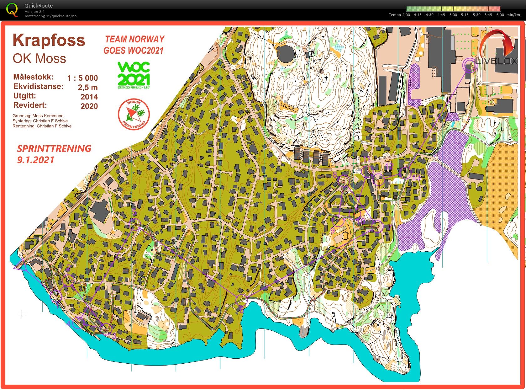 Rolig sprint Krapfoss (10.05.2021)