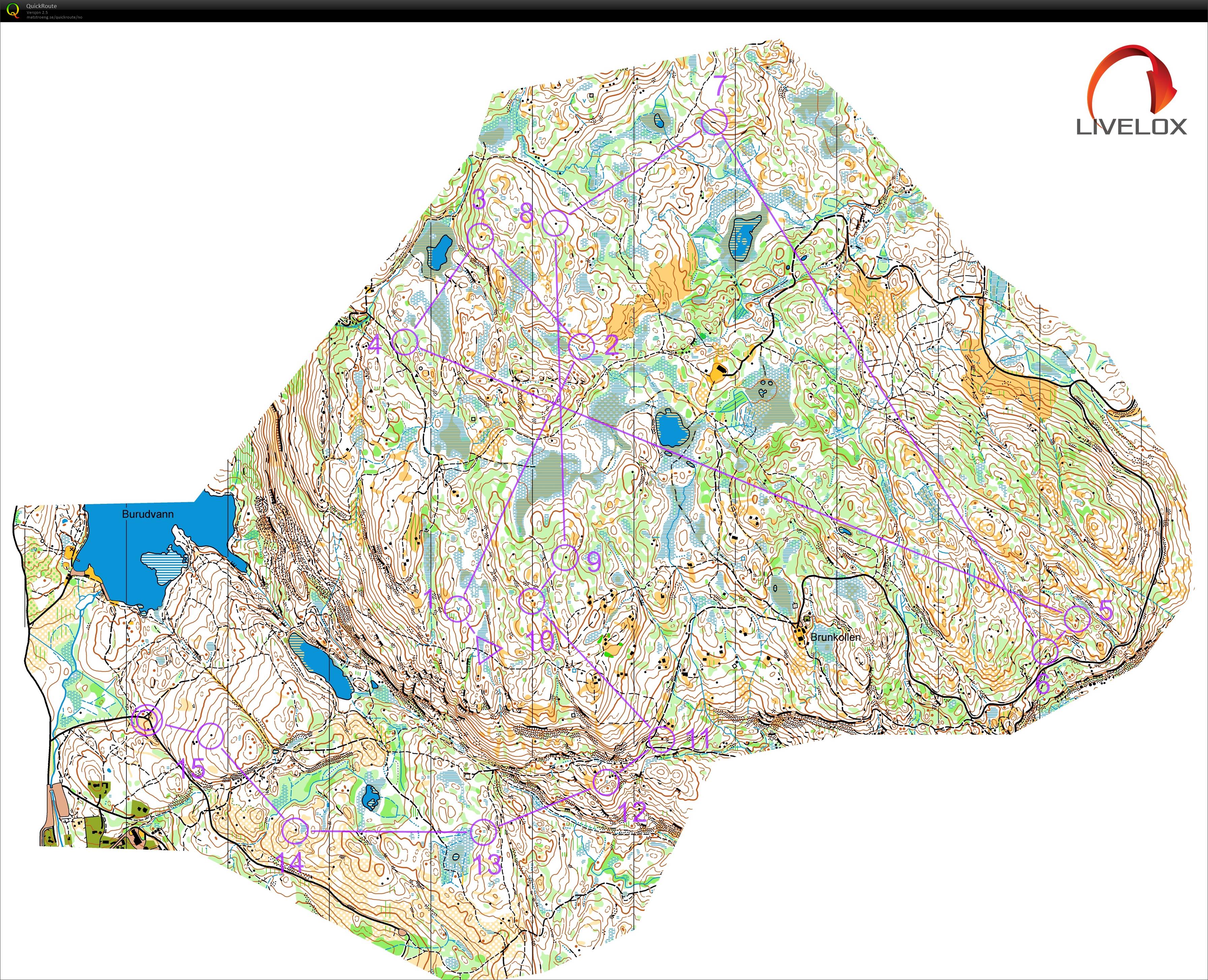 Kretsøkt langdistanse Burudvann (02/06/2021)