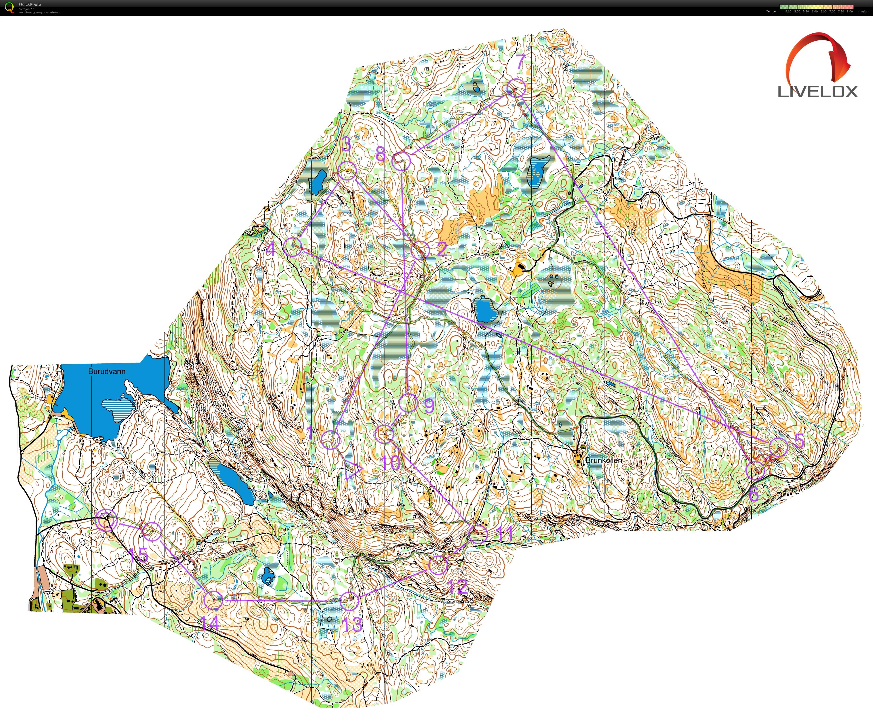 Kretsøkt langdistanse Burudvann (02/06/2021)