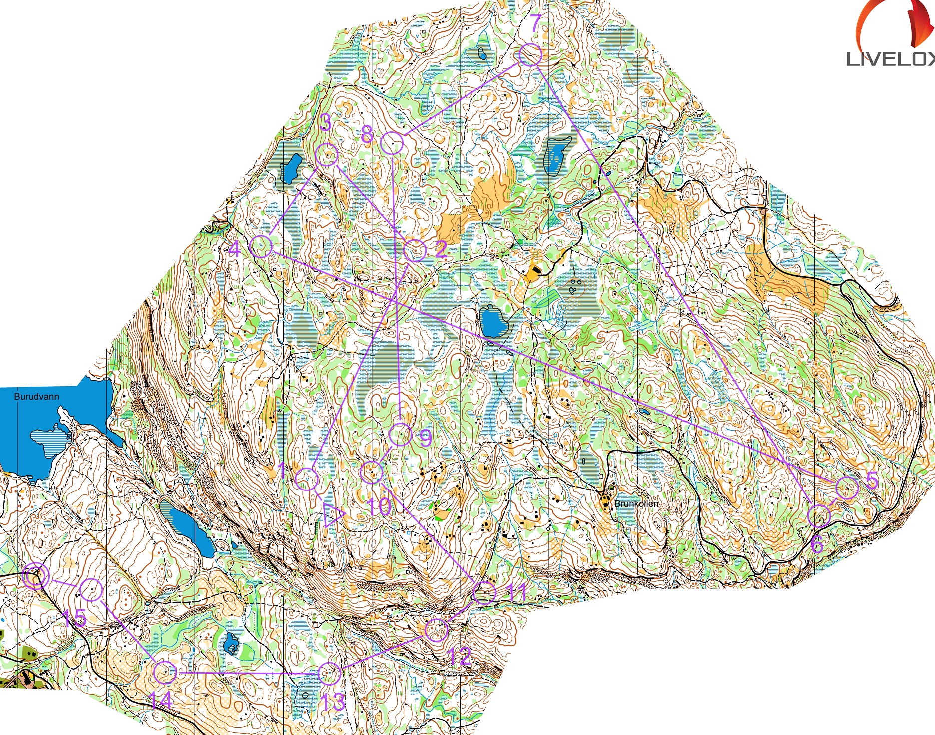 Kretsøkt langdistanse Burudvann (05.06.2021)