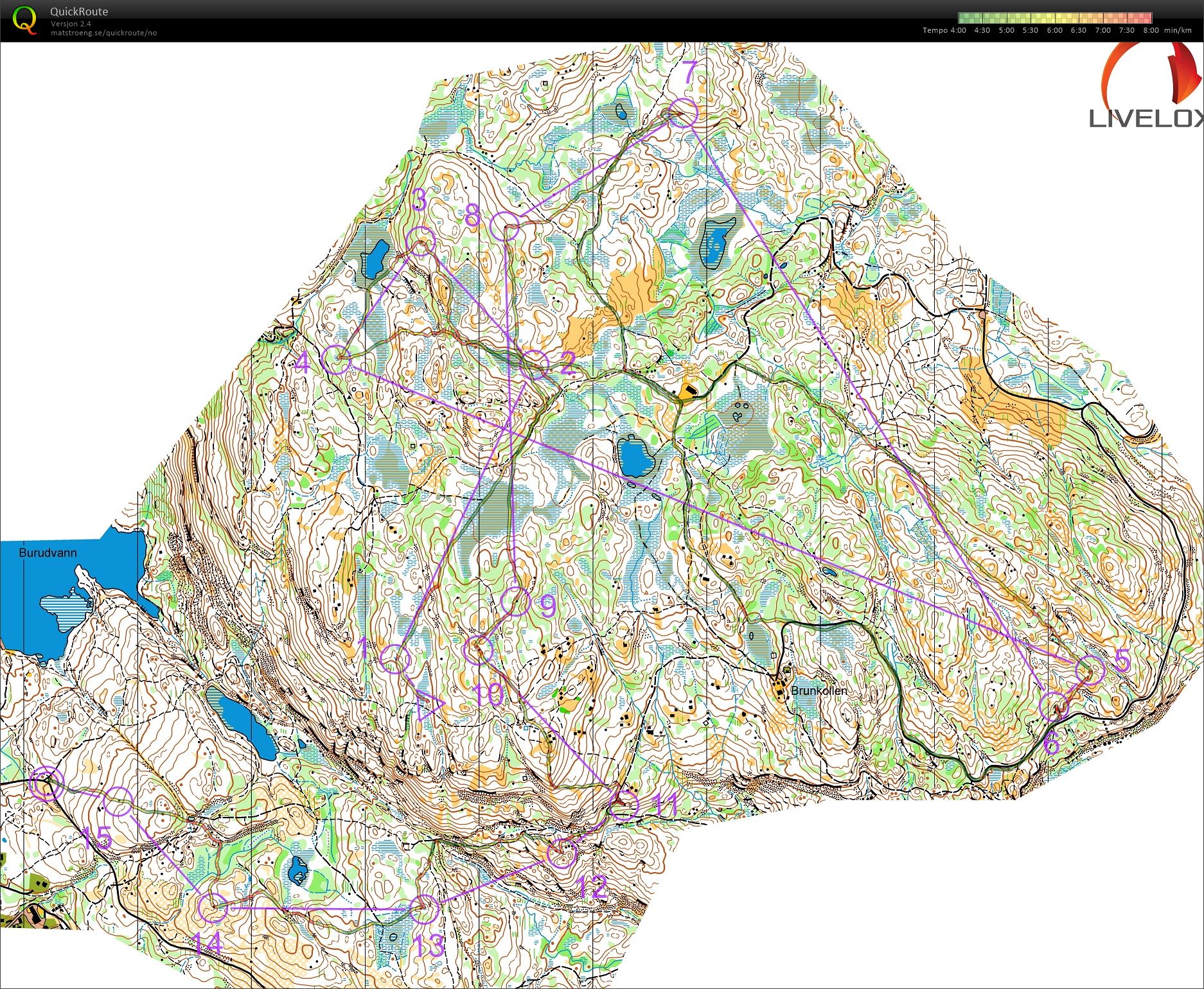 Kretsøkt langdistanse Burudvann (05.06.2021)