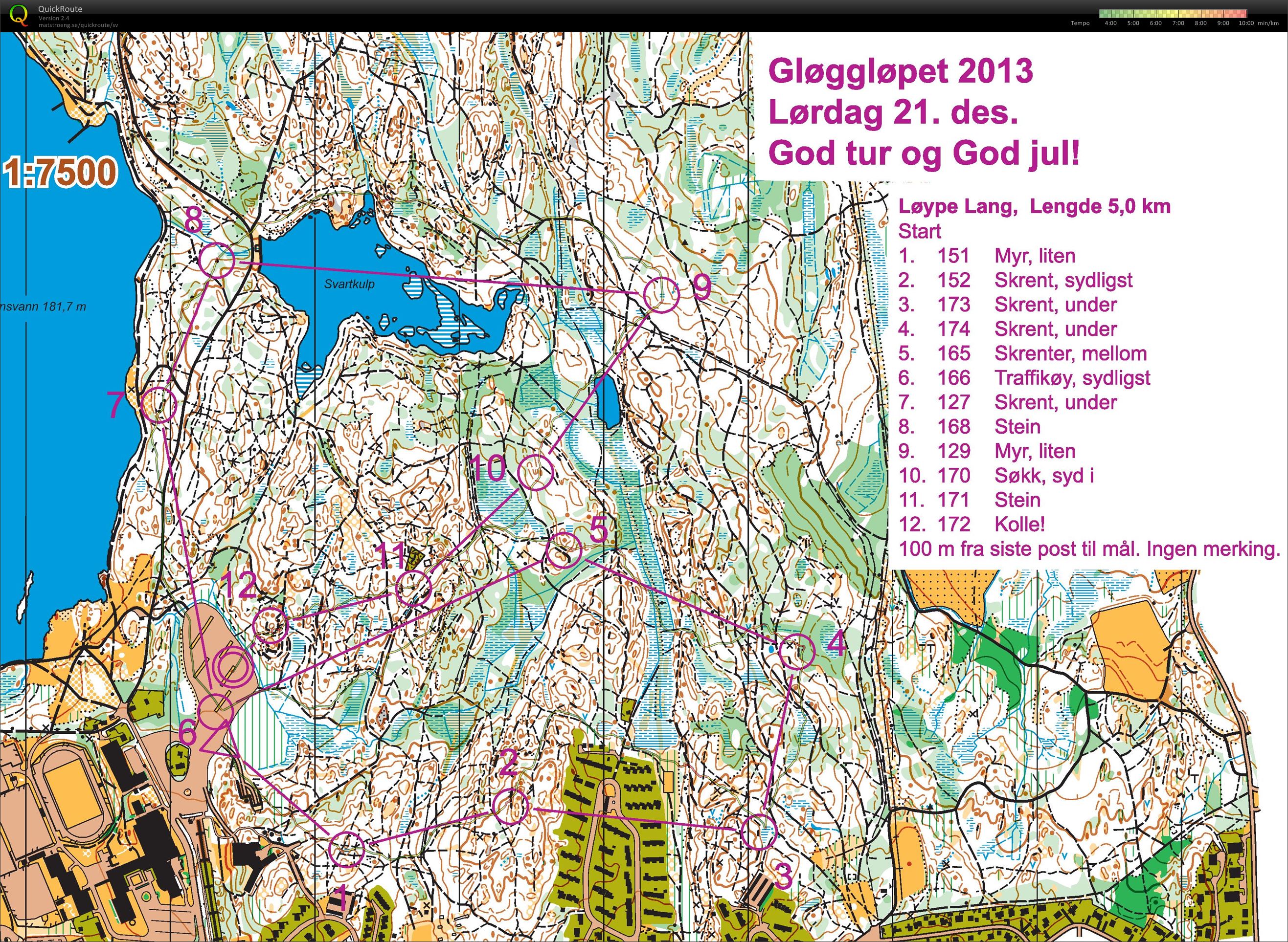 Gløggløpet / OSI Rankingløp (21.12.2013)