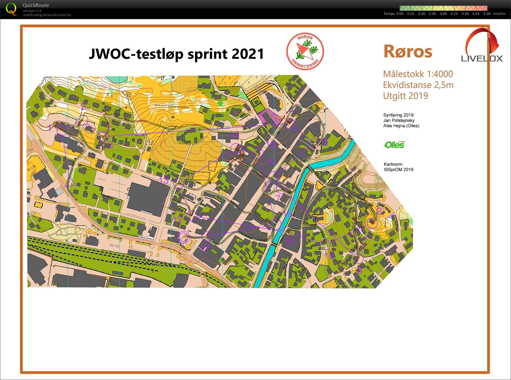 Jr VM testløp sprint (06.08.2021)
