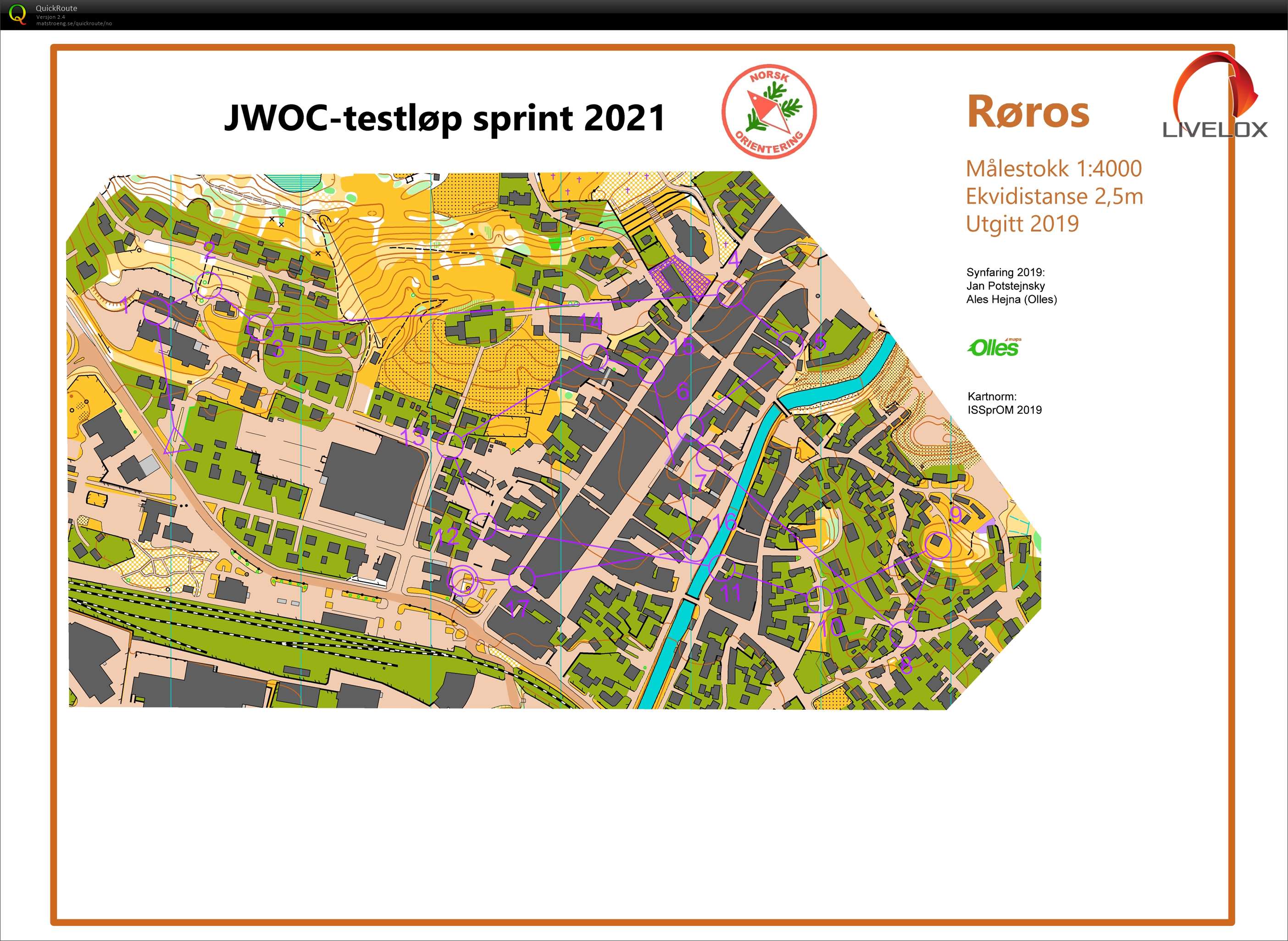 JWOC-testløp sprint (06-08-2021)