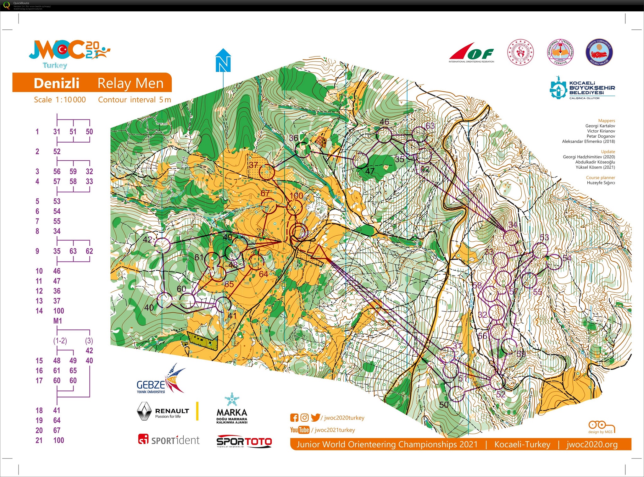 JWOC stafett (10.09.2021)
