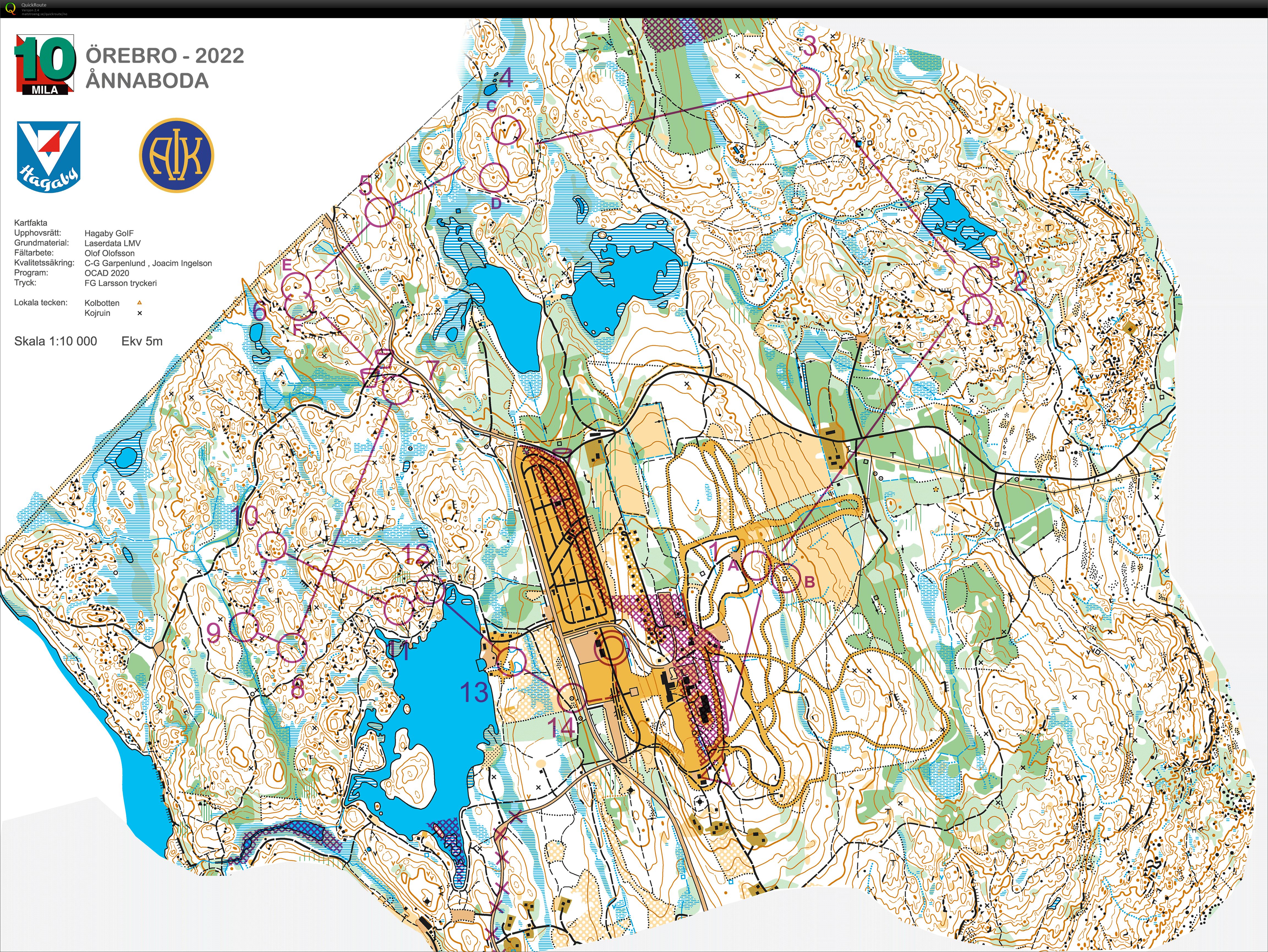 Damkavlen, 1 etp Tiomila (07-05-2022)