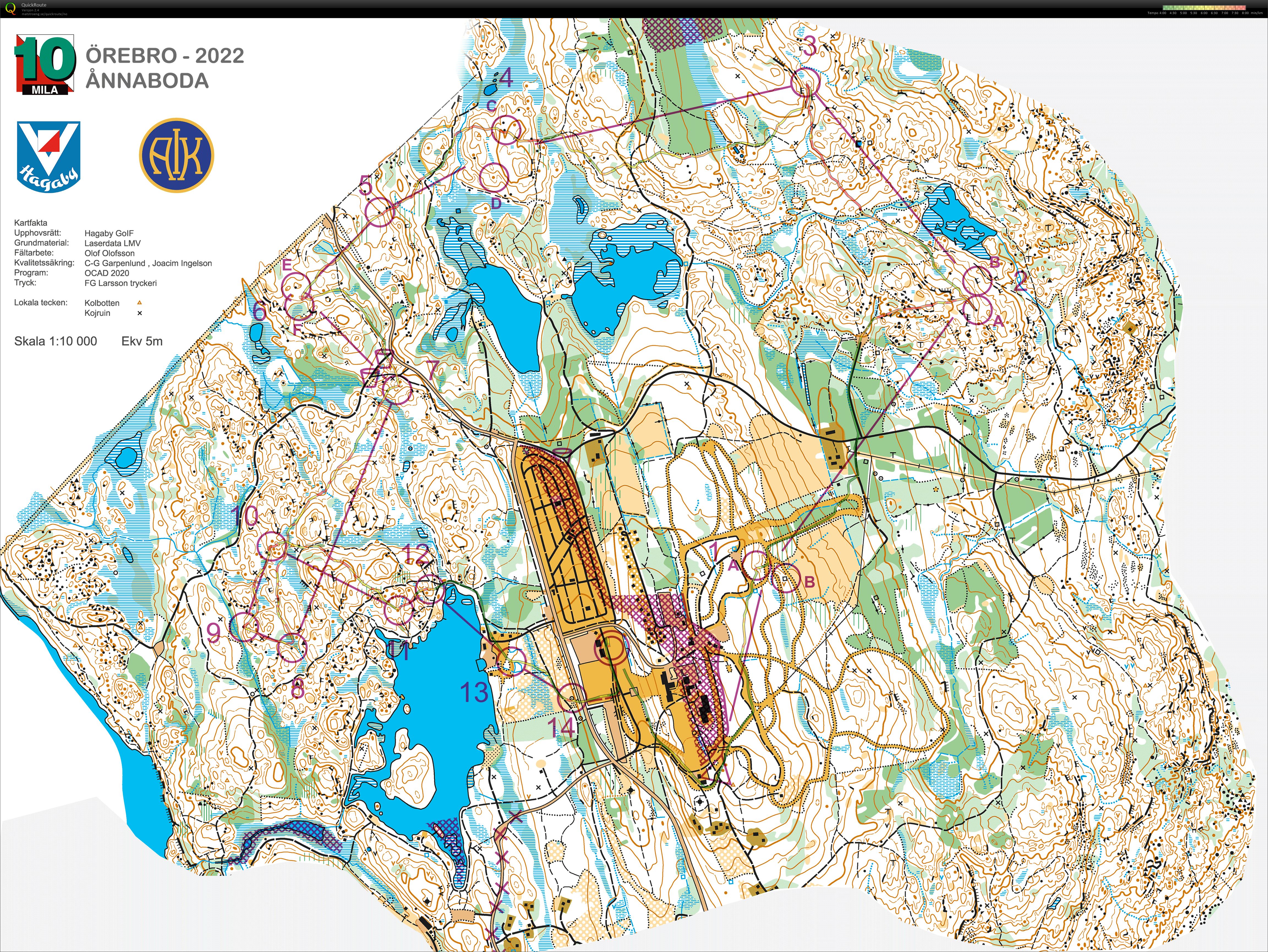 Damkavlen, 1 etp Tiomila (07-05-2022)
