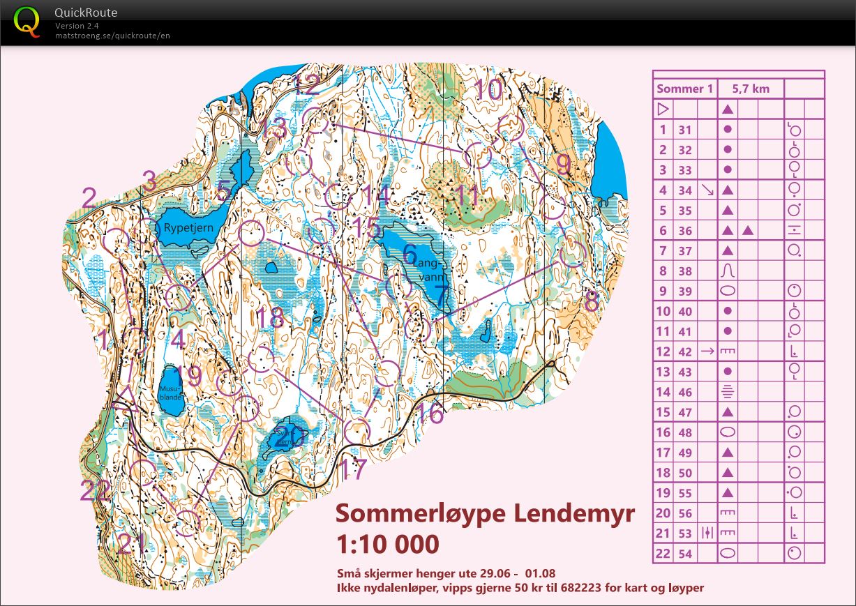 Somerløype 1 (29.06.2022)
