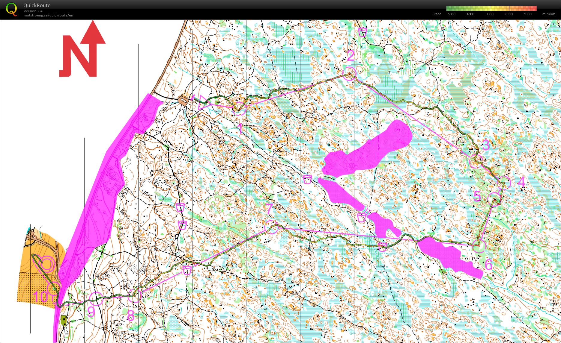 O-ringen E5, svår 5 km (30.07.2022)