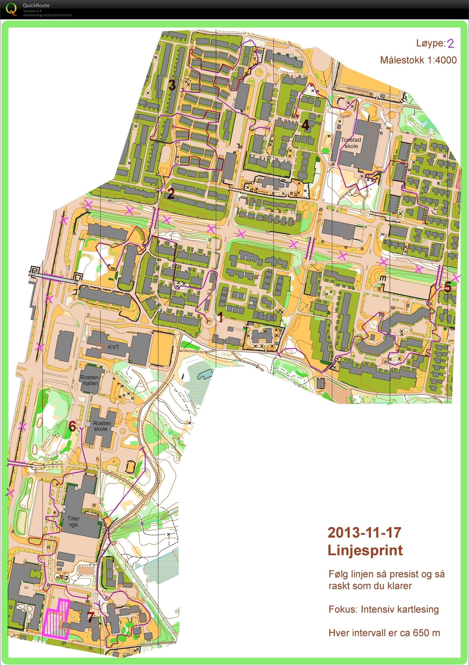Linjesprint-intervall 2 (høyøkt) (26.01.2014)