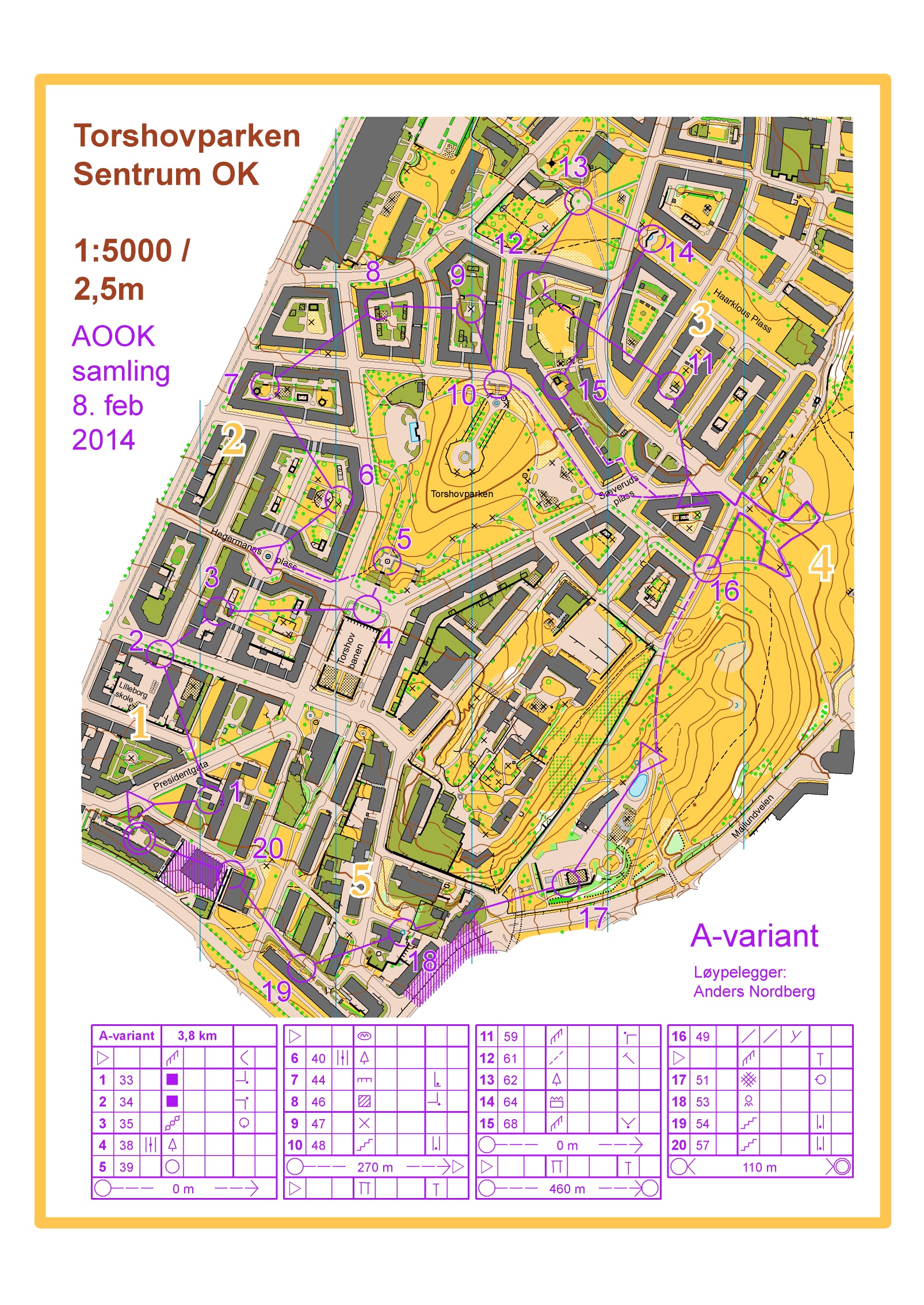 AOOK-samling Sprintintervaller (rolig) (08.02.2014)