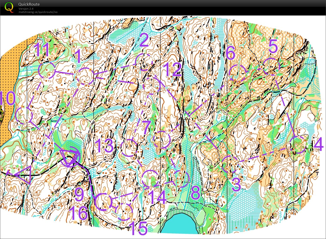 Mellomdistanse Brønnerødtjern (01.04.2023)