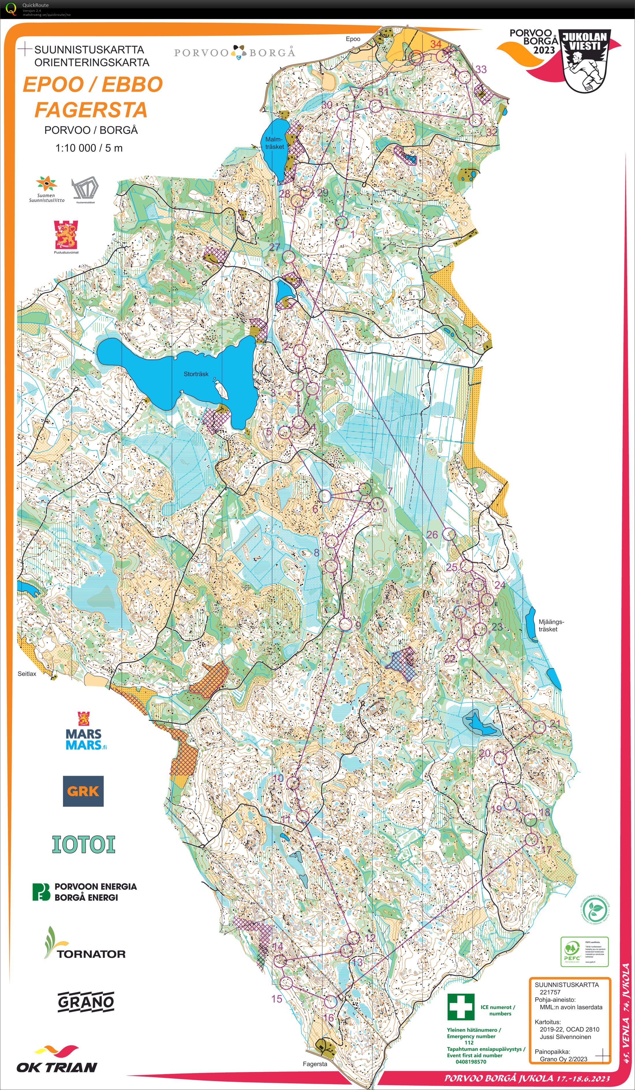 Jukola etappe 7 (18.06.2023)