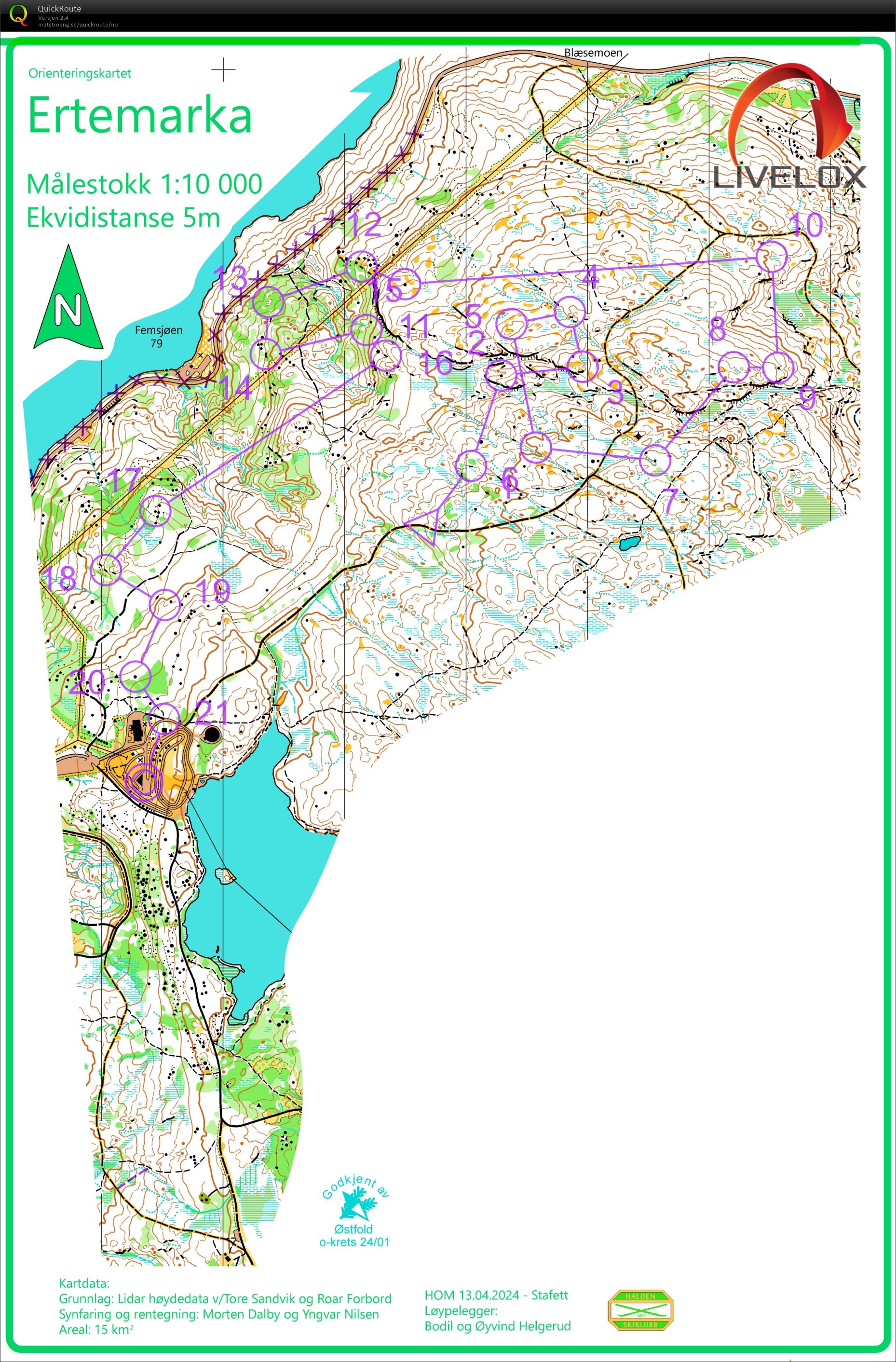 Halden O-Metting Mellom (13.04.2024)