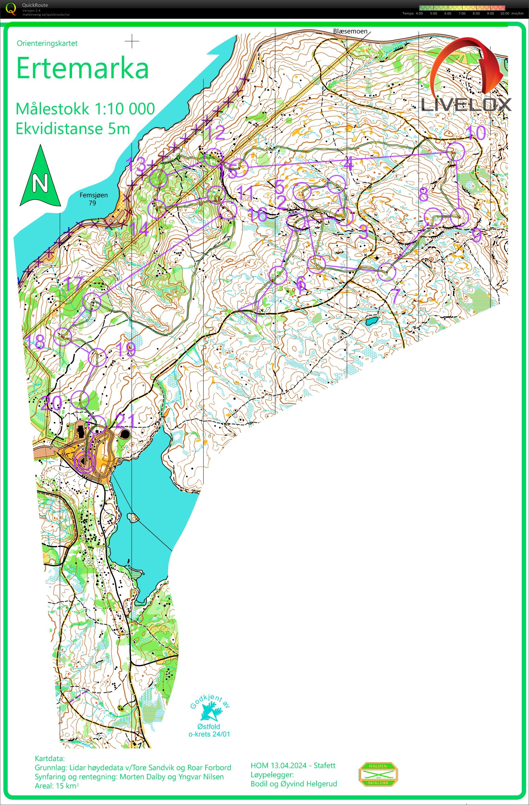 Halden O-Metting Mellom (13.04.2024)