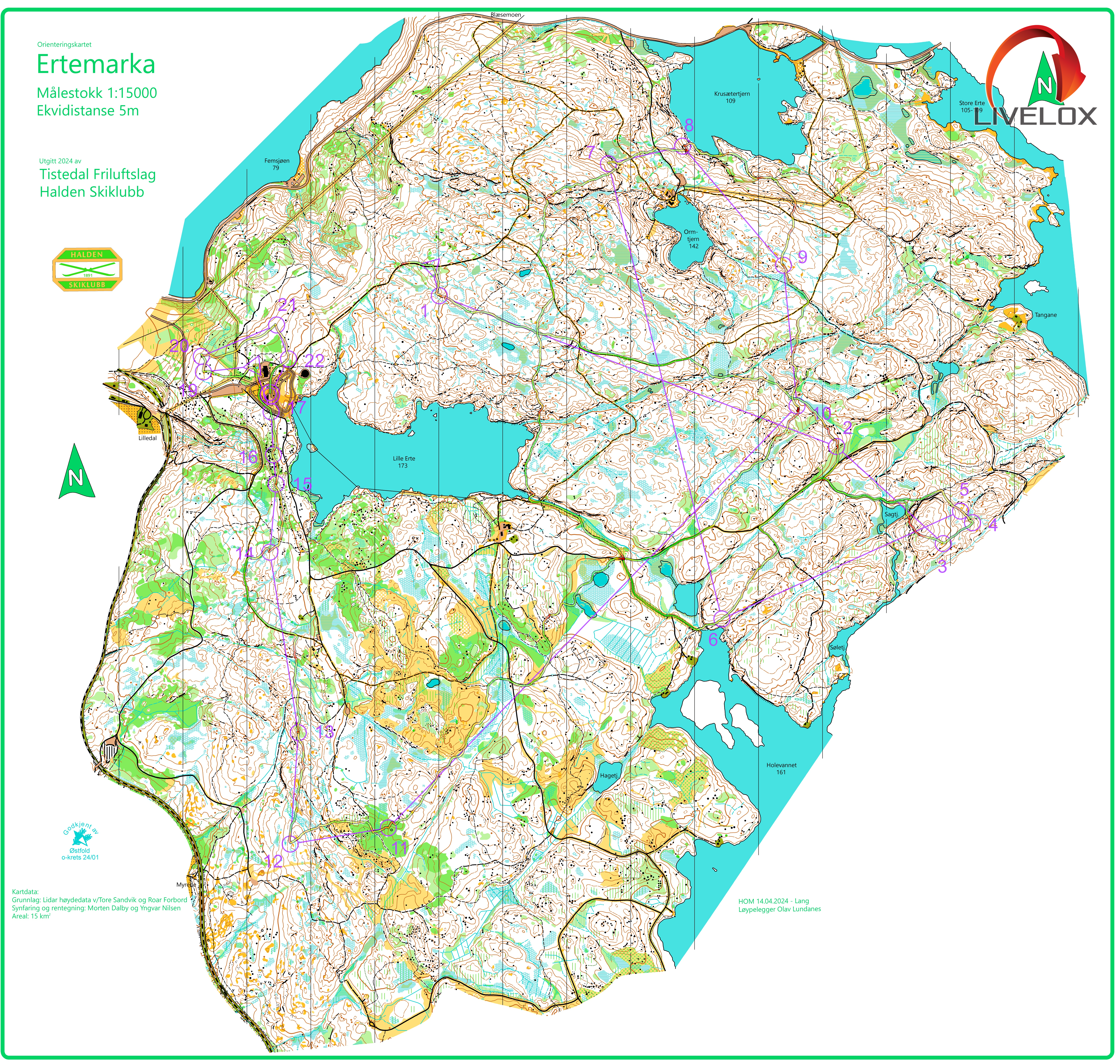 Halden O-Meeting Lang (15-04-2024)
