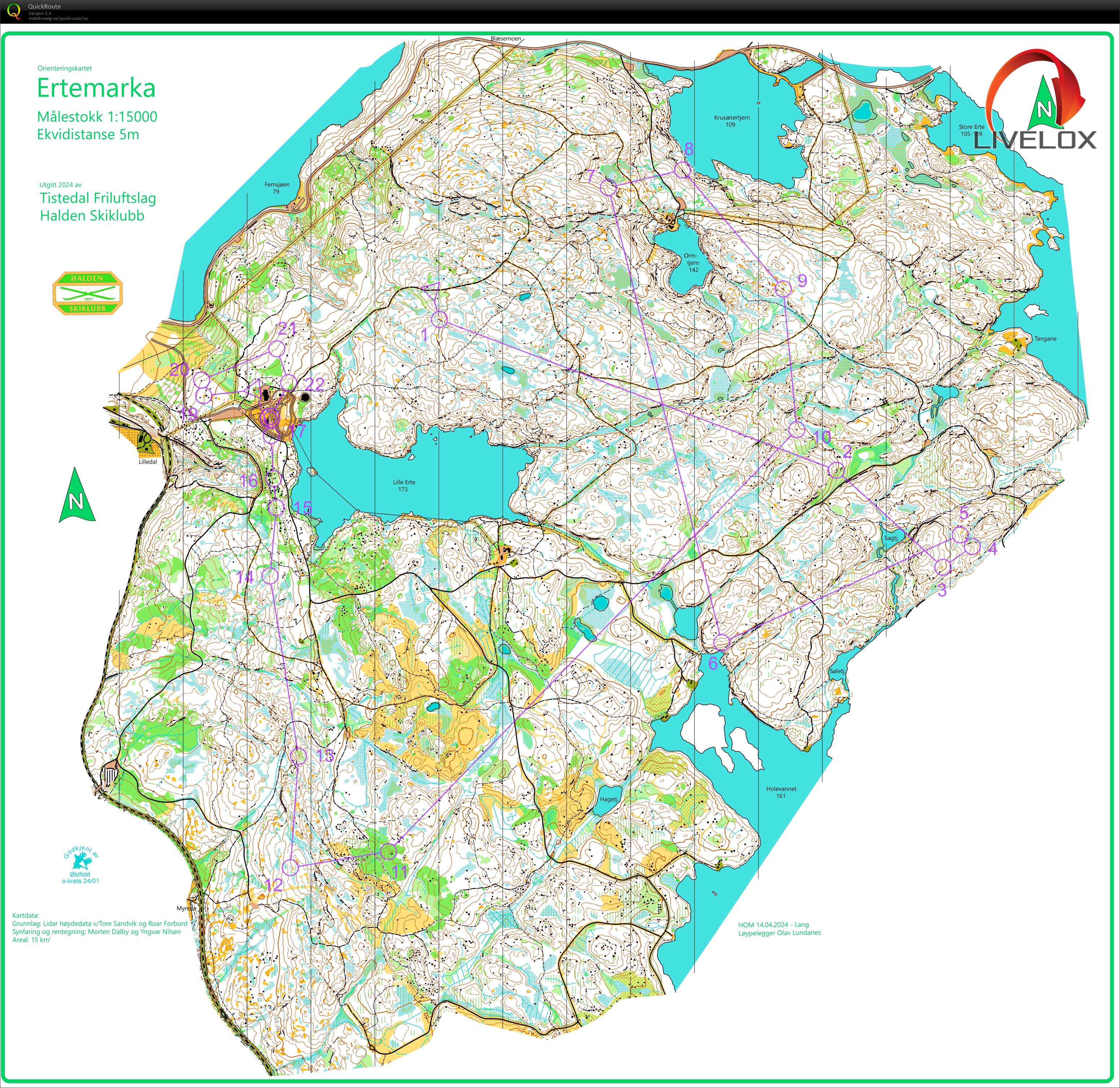 Halden O-meeting lang (2024-04-14)