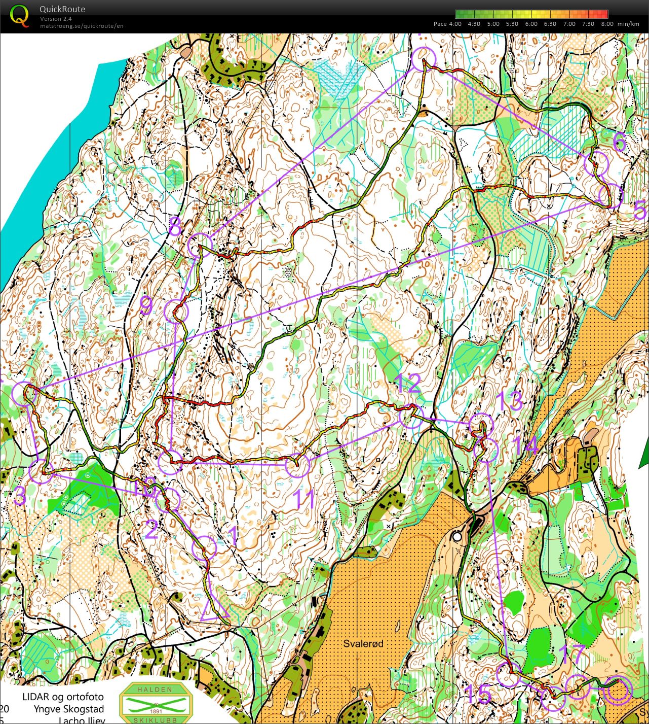 Halden O-Meeting Natt  (2025-03-14)