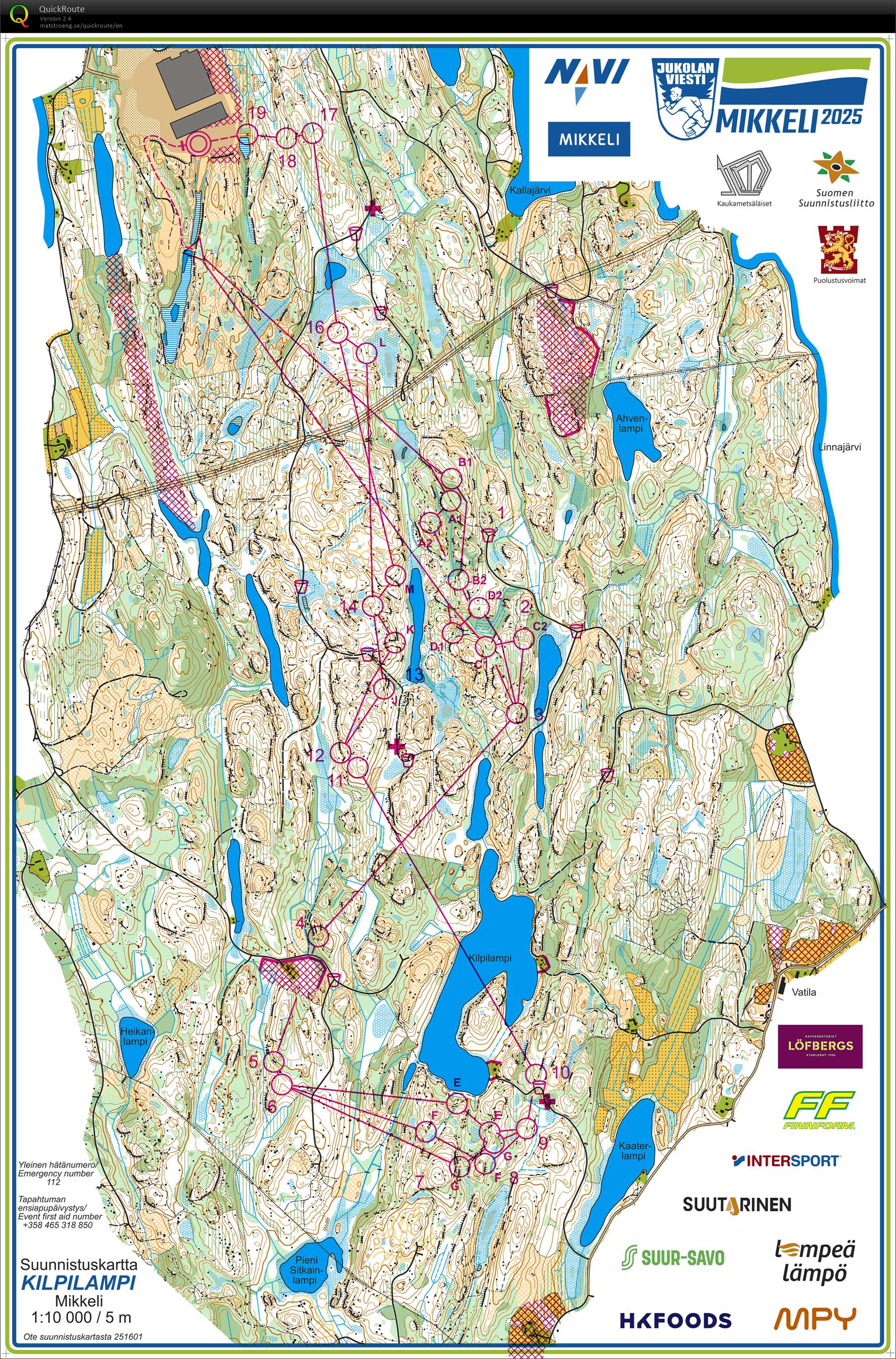 Jukola 2.etp på NSK 3 (15.06.2025)