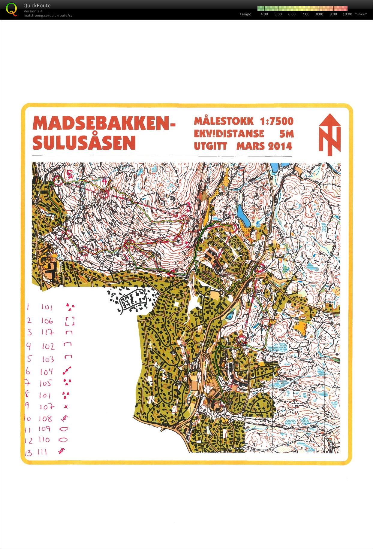 Skog/GateO Runde2 (26.03.2014)
