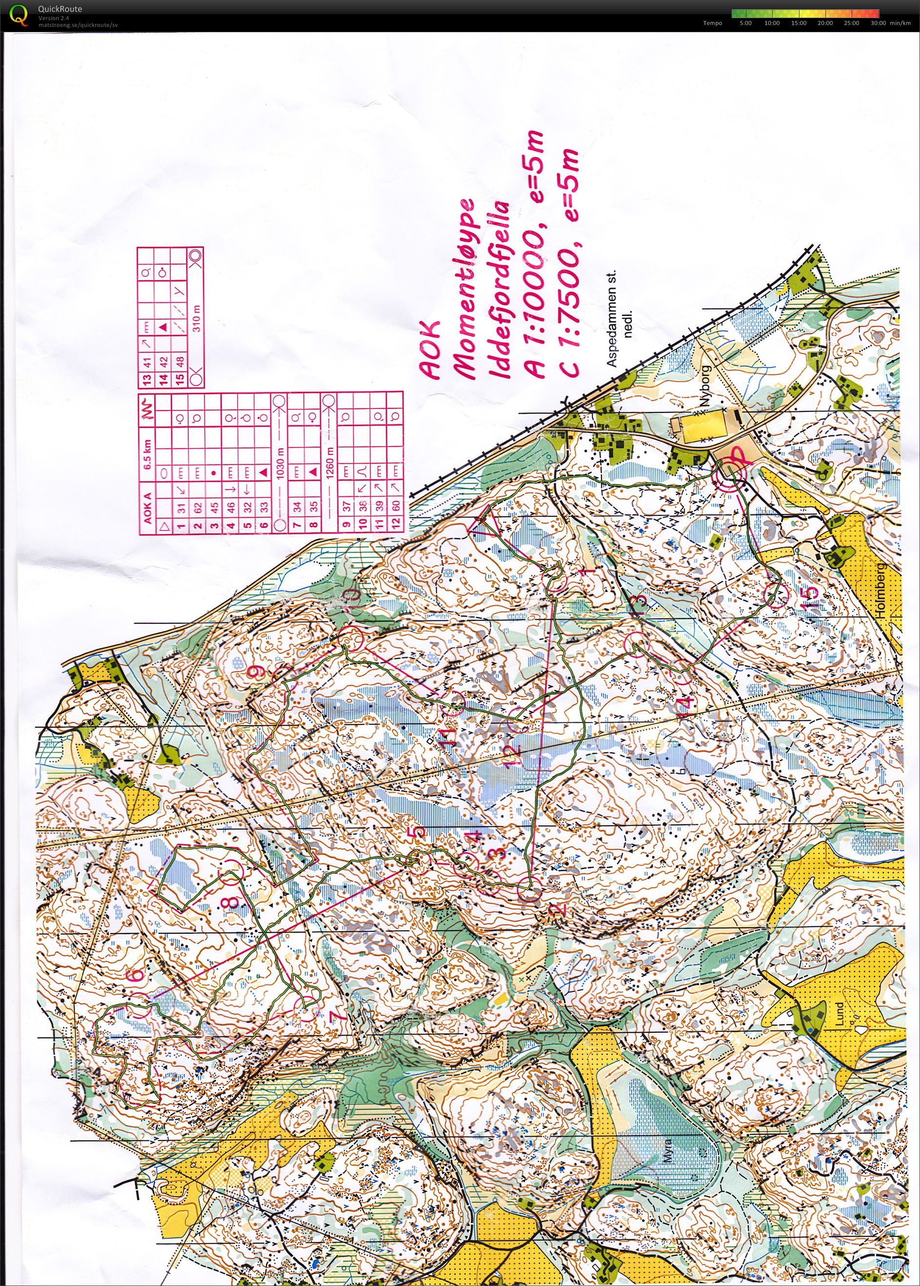 Idefjordfjella AOOK Trening (2014-04-06)