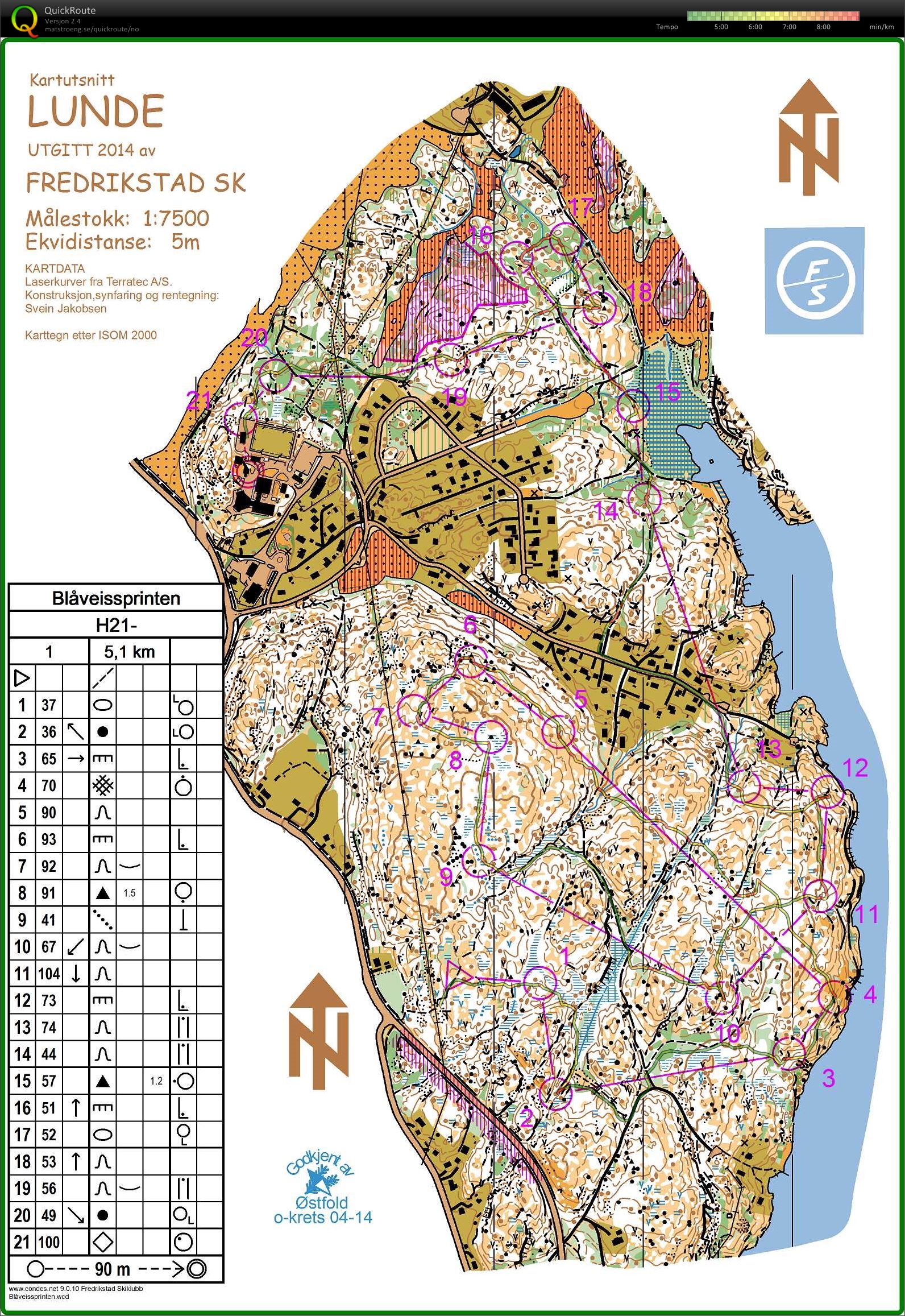 Blåveissprinten (05.04.2014)