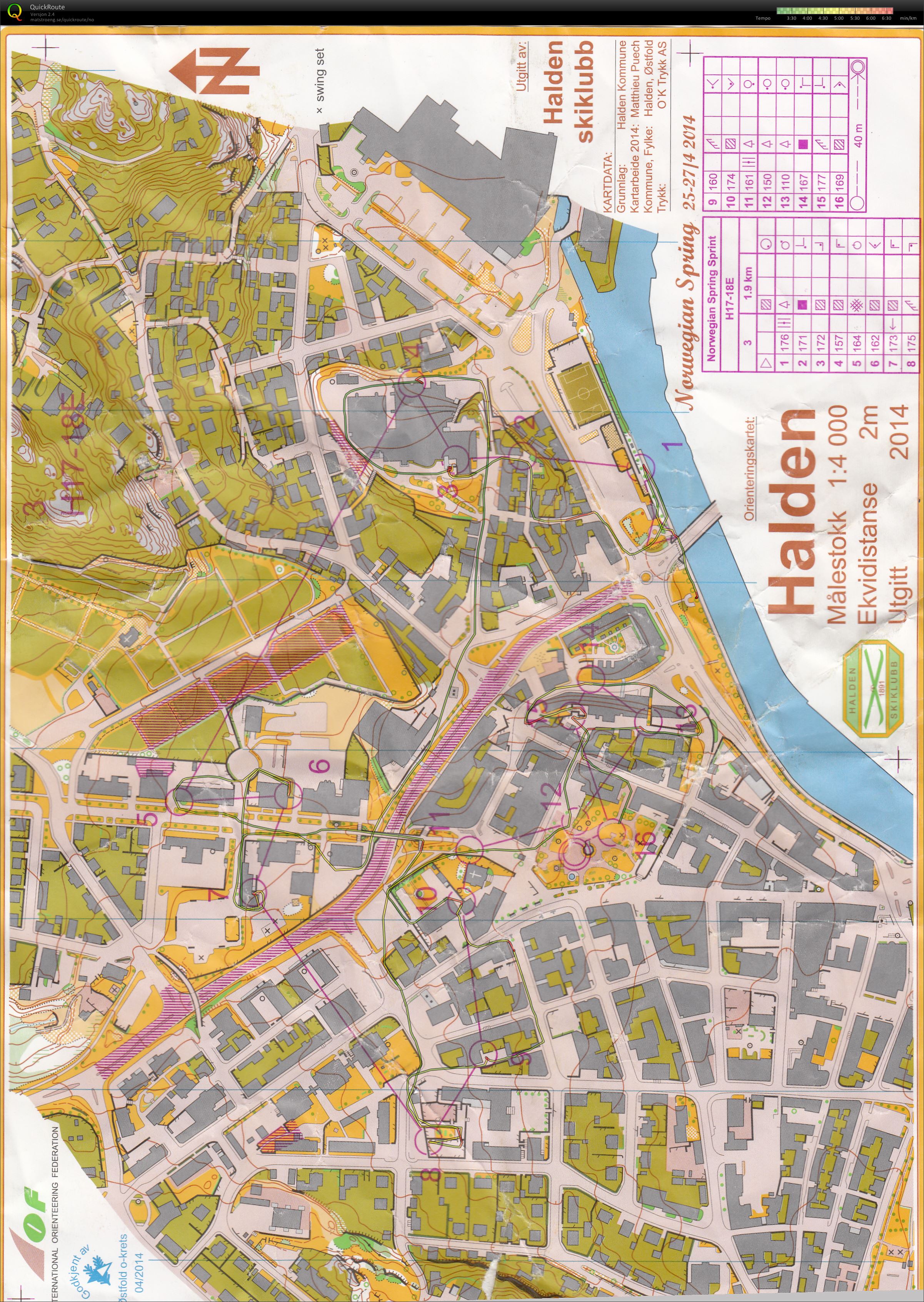 Norwegian Spring, sprint (25.04.2014)