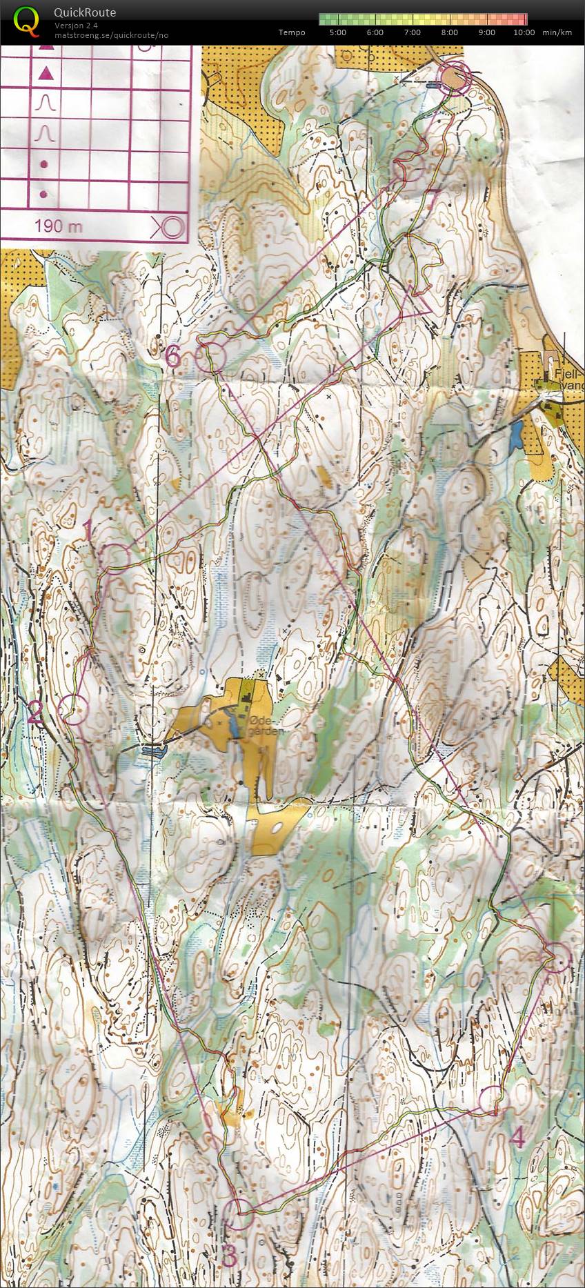 Gammaldags orientering på Gallis (25.05.2014)